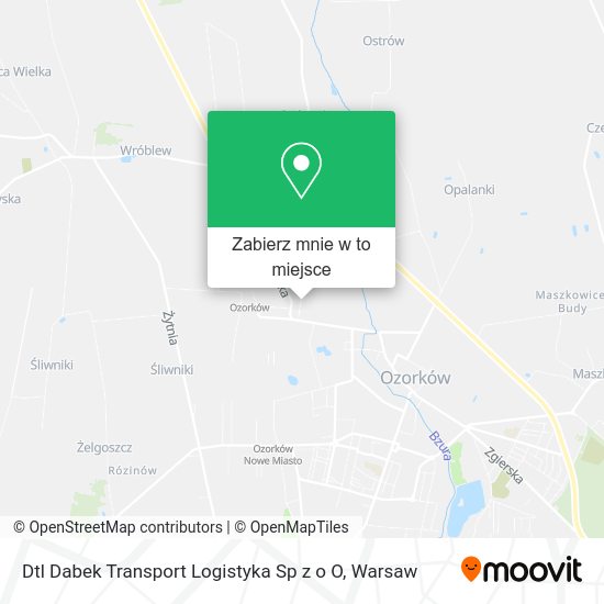 Mapa Dtl Dabek Transport Logistyka Sp z o O