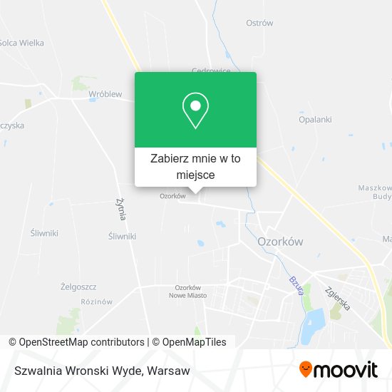 Mapa Szwalnia Wronski Wyde