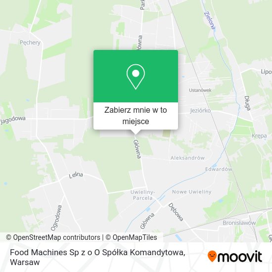 Mapa Food Machines Sp z o O Spółka Komandytowa