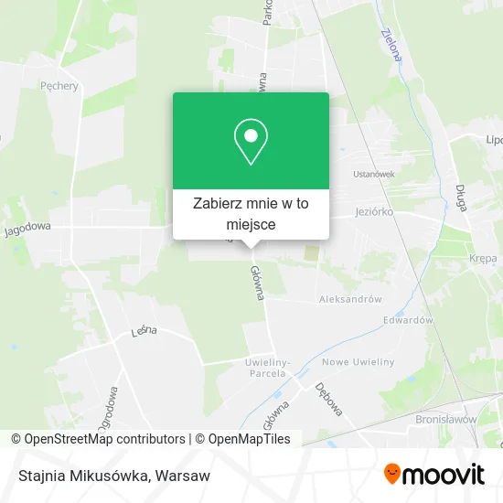 Mapa Stajnia Mikusówka