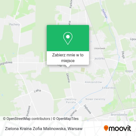 Mapa Zielona Kraina Zofia Malinowska