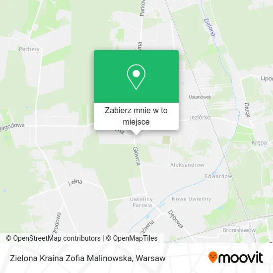 Mapa Zielona Kraina Zofia Malinowska