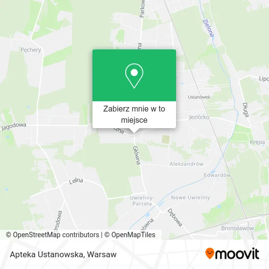 Mapa Apteka Ustanowska