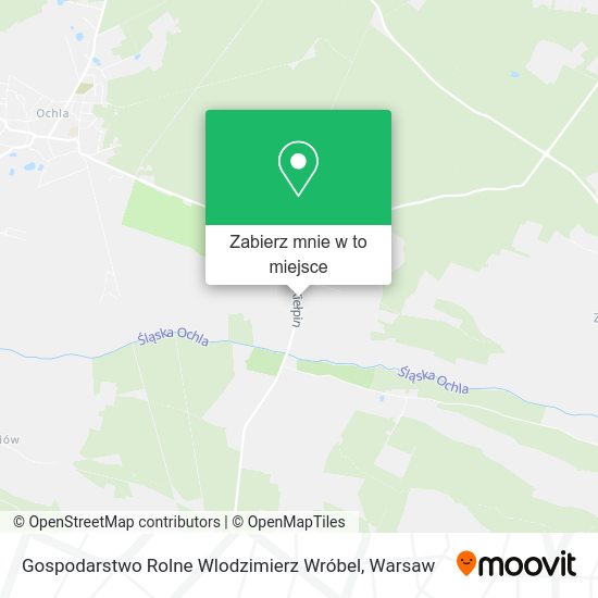 Mapa Gospodarstwo Rolne Wlodzimierz Wróbel