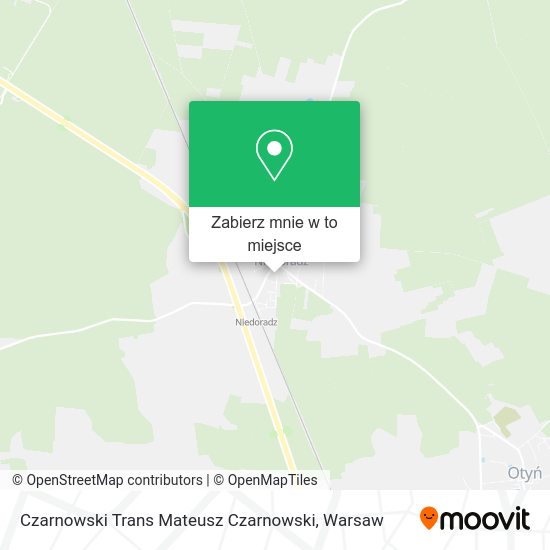 Mapa Czarnowski Trans Mateusz Czarnowski