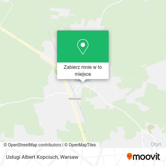 Mapa Usługi Albert Kopciuch