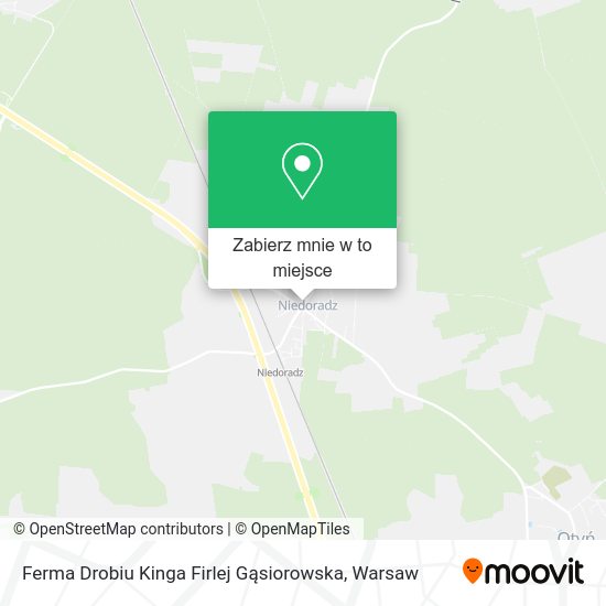 Mapa Ferma Drobiu Kinga Firlej Gąsiorowska