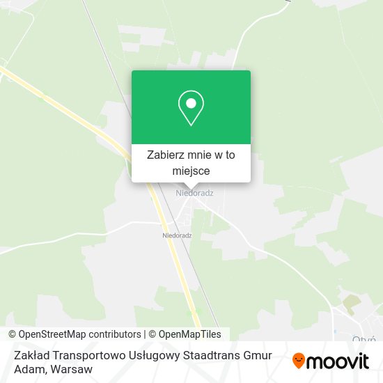 Mapa Zakład Transportowo Usługowy Staadtrans Gmur Adam