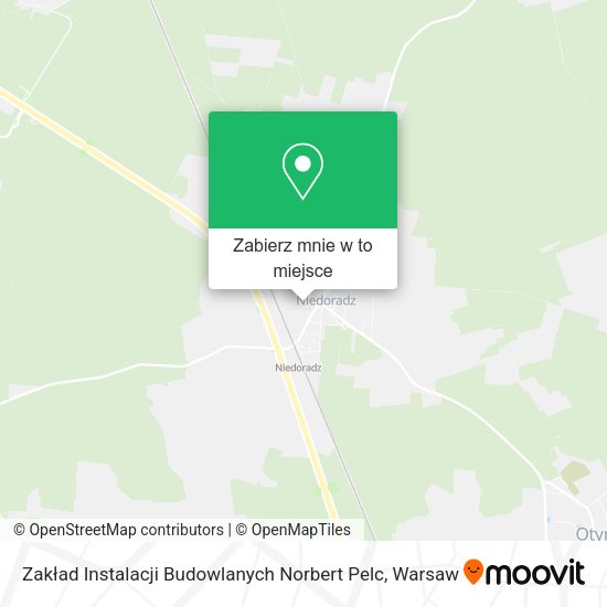 Mapa Zakład Instalacji Budowlanych Norbert Pelc