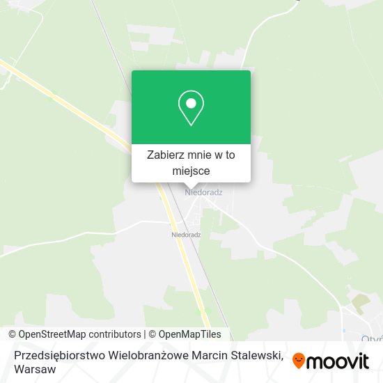 Mapa Przedsiębiorstwo Wielobranżowe Marcin Stalewski