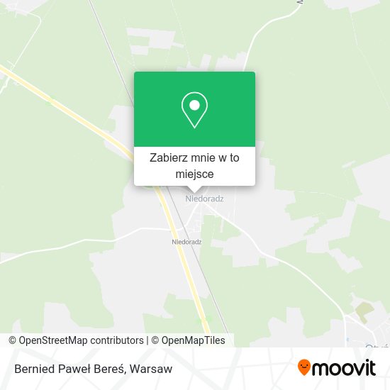 Mapa Bernied Paweł Bereś