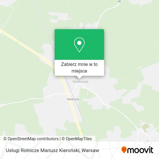 Mapa Usługi Rolnicze Mariusz Kieroński