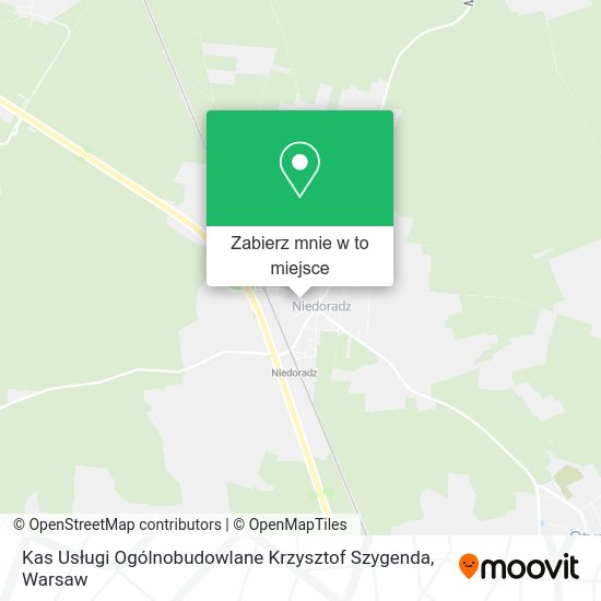 Mapa Kas Usługi Ogólnobudowlane Krzysztof Szygenda