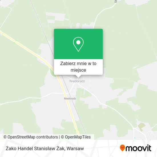 Mapa Żako Handel Stanisław Żak