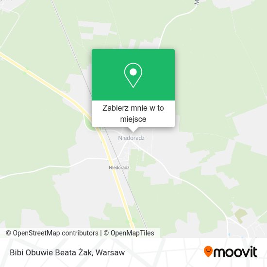 Mapa Bibi Obuwie Beata Żak