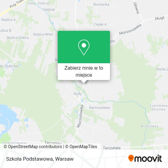 Mapa Szkoła Podstawowa