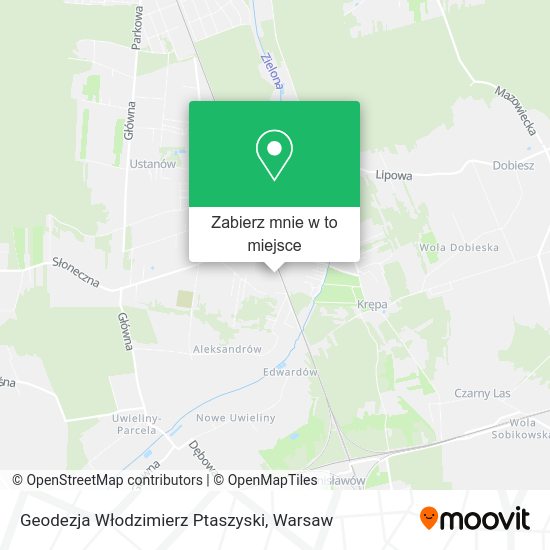 Mapa Geodezja Włodzimierz Ptaszyski