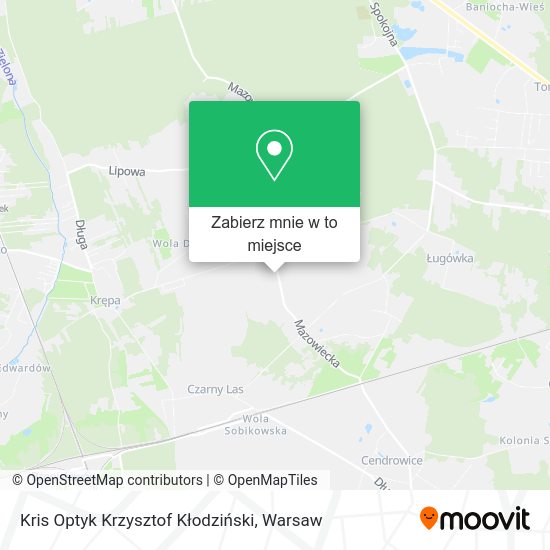 Mapa Kris Optyk Krzysztof Kłodziński