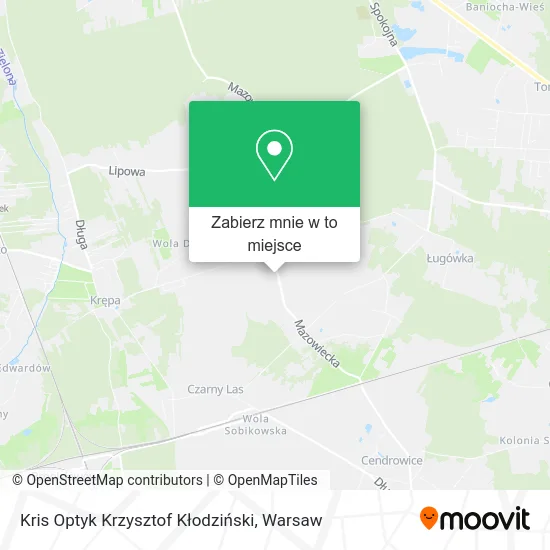 Mapa Kris Optyk Krzysztof Kłodziński