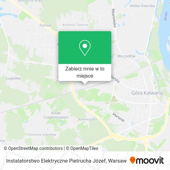 Mapa Instalatorstwo Elektryczne Pietrucha Józef