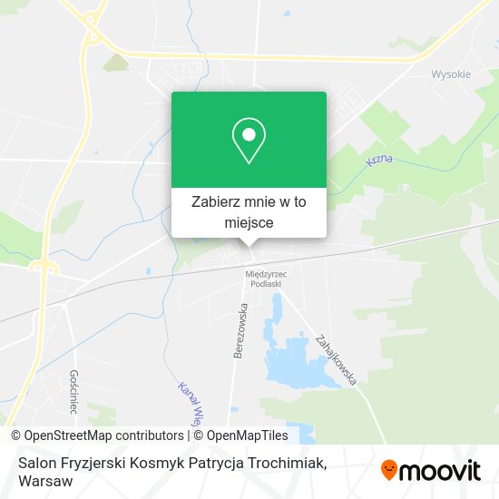 Mapa Salon Fryzjerski Kosmyk Patrycja Trochimiak