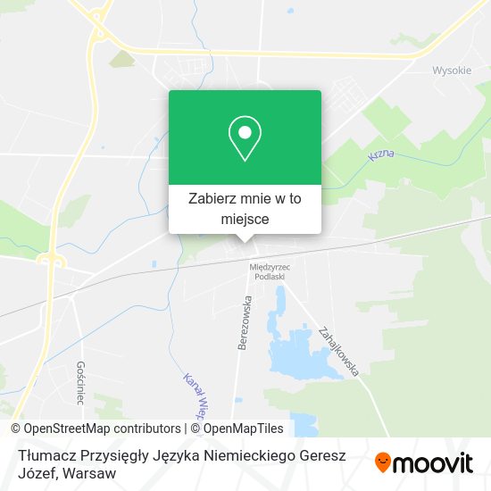 Mapa Tłumacz Przysięgły Języka Niemieckiego Geresz Józef