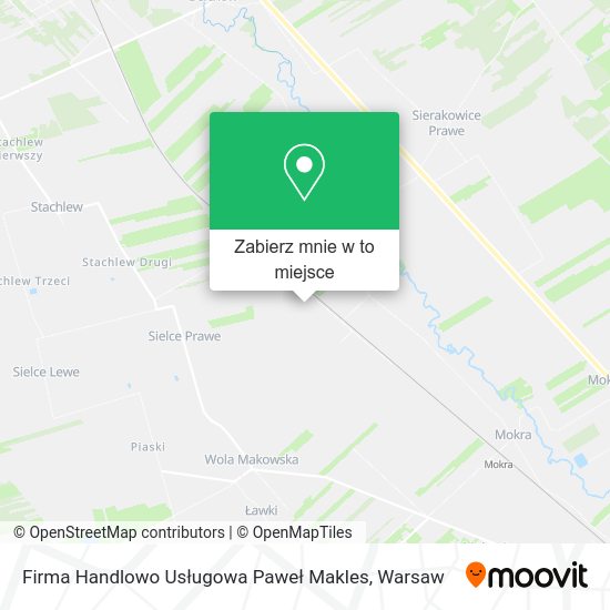 Mapa Firma Handlowo Usługowa Paweł Makles