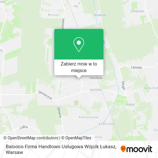 Mapa Balooco Firma Handlowo Usługowa Wójcik Łukasz