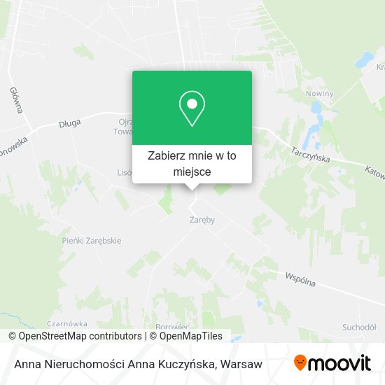 Mapa Anna Nieruchomości Anna Kuczyńska