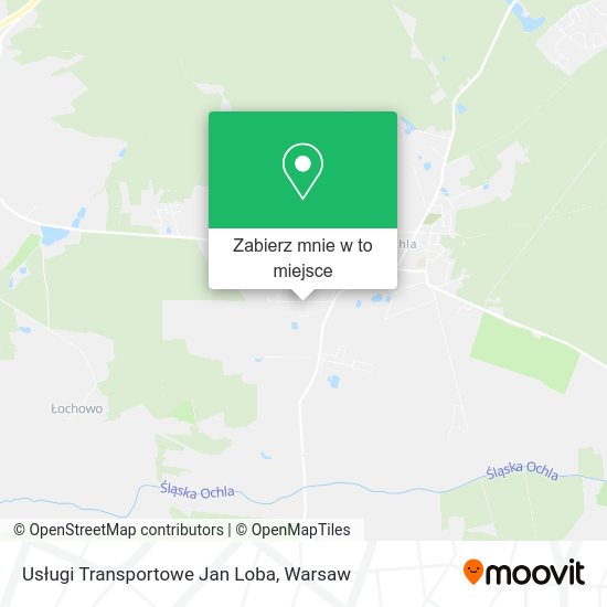 Mapa Usługi Transportowe Jan Loba