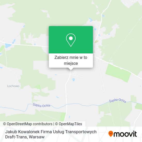 Mapa Jakub Kowalonek Firma Usług Transportowych Draft-Trans