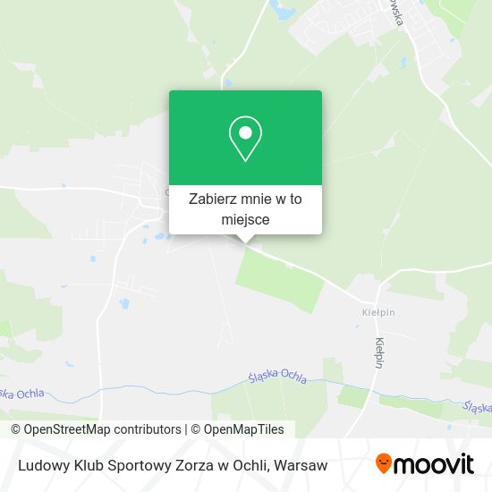 Mapa Ludowy Klub Sportowy Zorza w Ochli