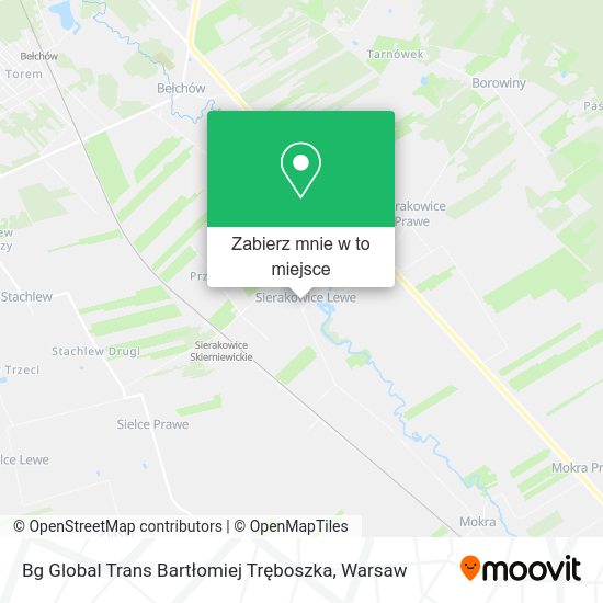 Mapa Bg Global Trans Bartłomiej Tręboszka