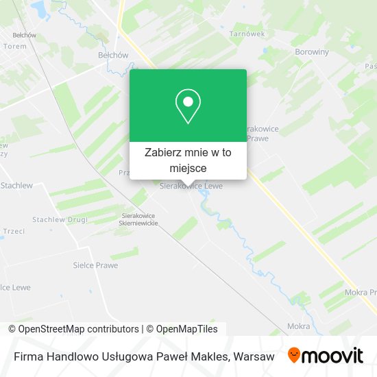 Mapa Firma Handlowo Usługowa Paweł Makles