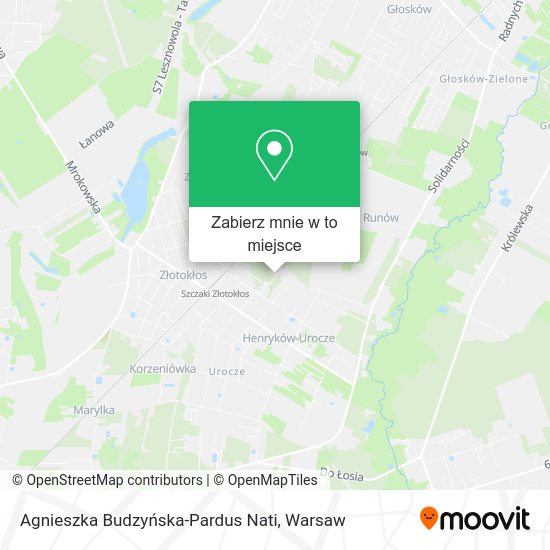 Mapa Agnieszka Budzyńska-Pardus Nati