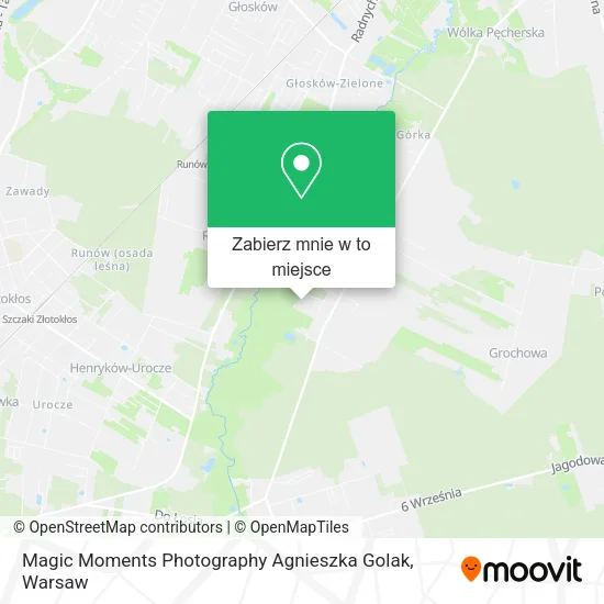 Mapa Magic Moments Photography Agnieszka Golak