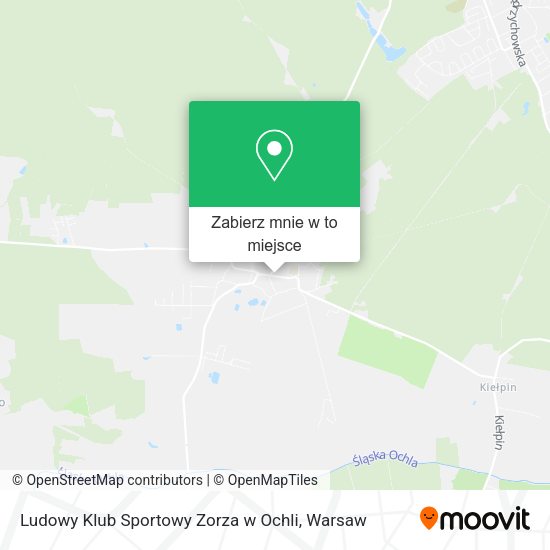 Mapa Ludowy Klub Sportowy Zorza w Ochli