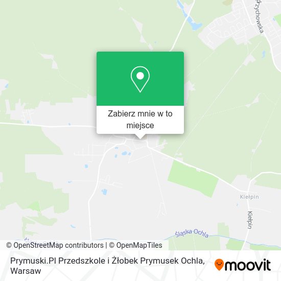 Mapa Prymuski.Pl Przedszkole i Żłobek Prymusek Ochla