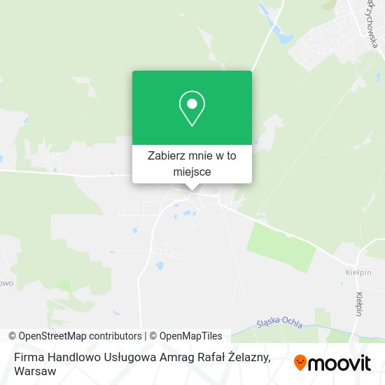 Mapa Firma Handlowo Usługowa Amrag Rafał Żelazny