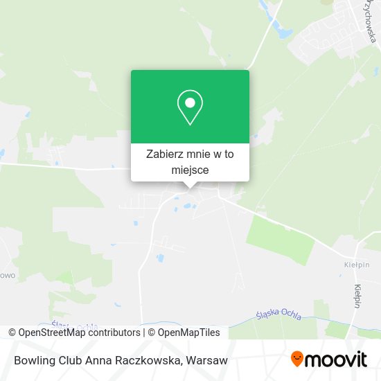 Mapa Bowling Club Anna Raczkowska