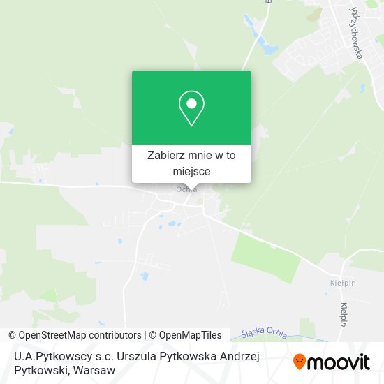 Mapa U.A.Pytkowscy s.c. Urszula Pytkowska Andrzej Pytkowski