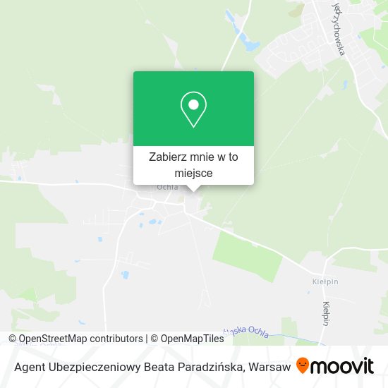 Mapa Agent Ubezpieczeniowy Beata Paradzińska