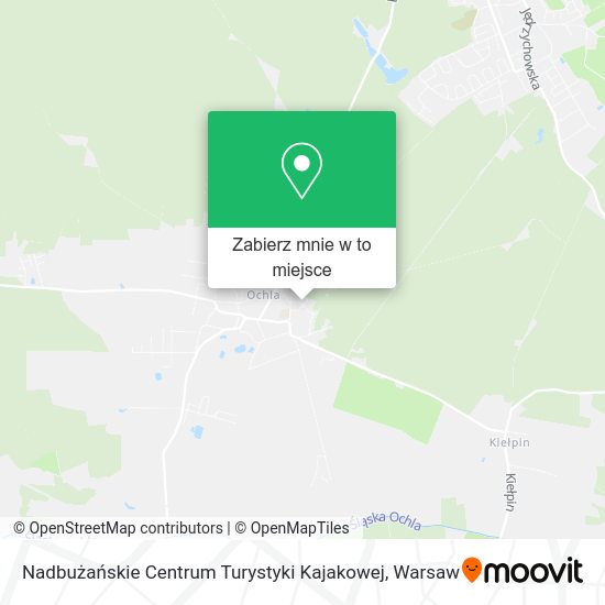 Mapa Nadbużańskie Centrum Turystyki Kajakowej