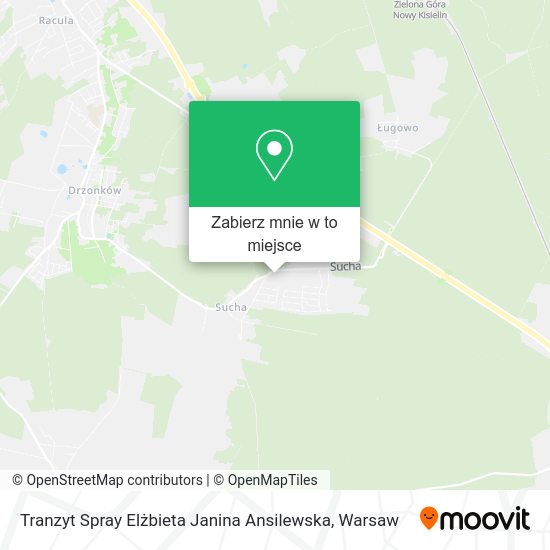 Mapa Tranzyt Spray Elżbieta Janina Ansilewska