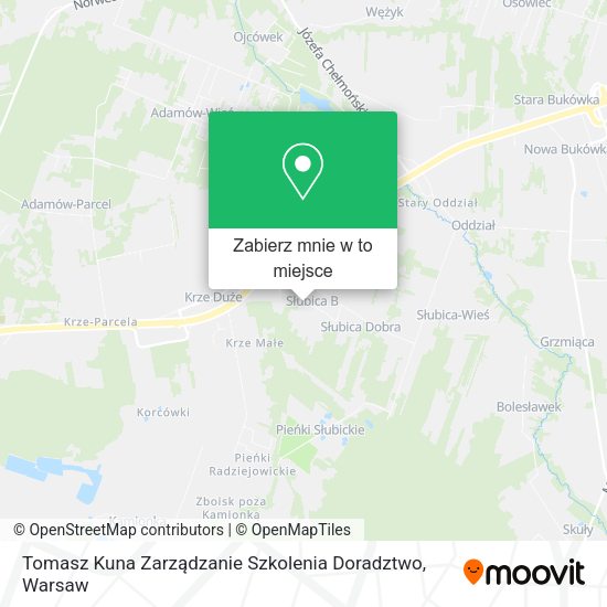 Mapa Tomasz Kuna Zarządzanie Szkolenia Doradztwo