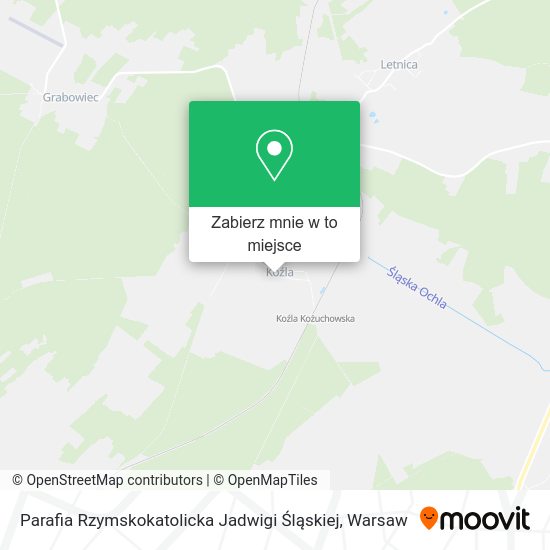 Mapa Parafia Rzymskokatolicka Jadwigi Śląskiej