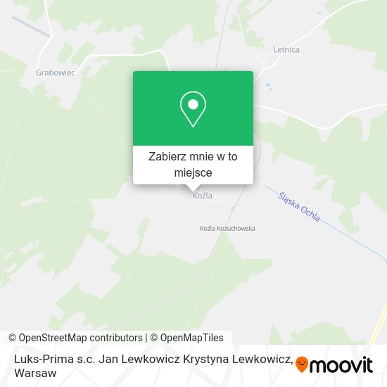 Mapa Luks-Prima s.c. Jan Lewkowicz Krystyna Lewkowicz