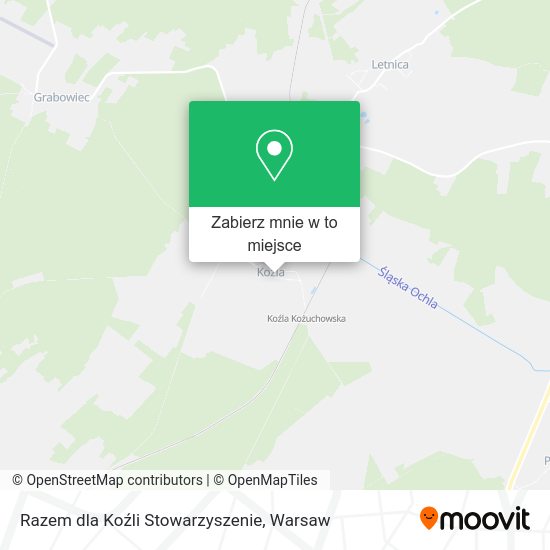 Mapa Razem dla Koźli Stowarzyszenie