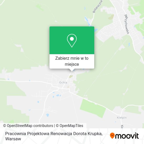 Mapa Pracownia Projektowa Renowacja Dorota Krupka