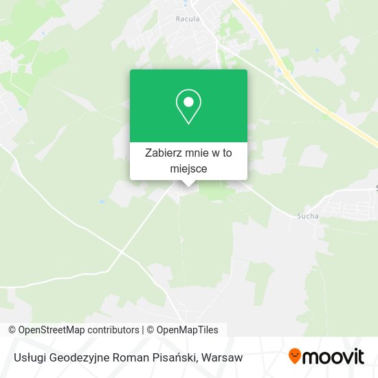 Mapa Usługi Geodezyjne Roman Pisański